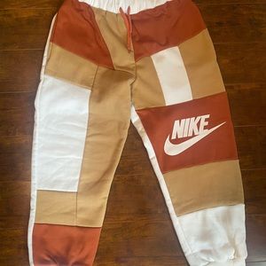 Nike patchwork sweatpants